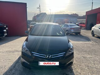 2014 Hyundai Solaris I Рестайлинг, чёрный, 855000 рублей, вид 2