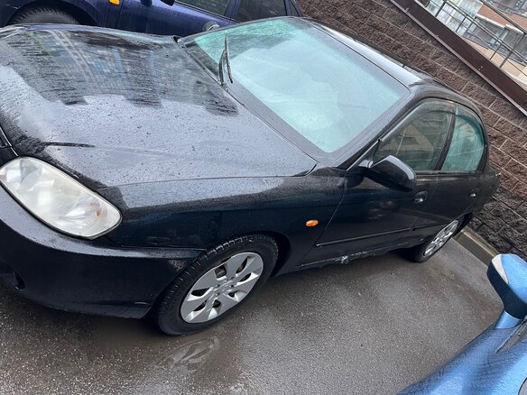 2008 Kia Spectra I Рестайлинг 2, чёрный, 129000 рублей - вид 3