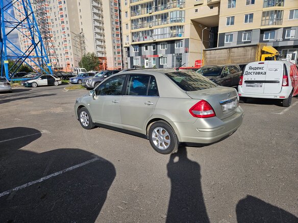 2008 Nissan Tiida I, золотистый, 450000 рублей - вид 5