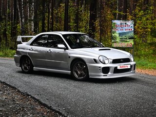 2002 Subaru Impreza II, серый, 1099000 рублей, вид 5