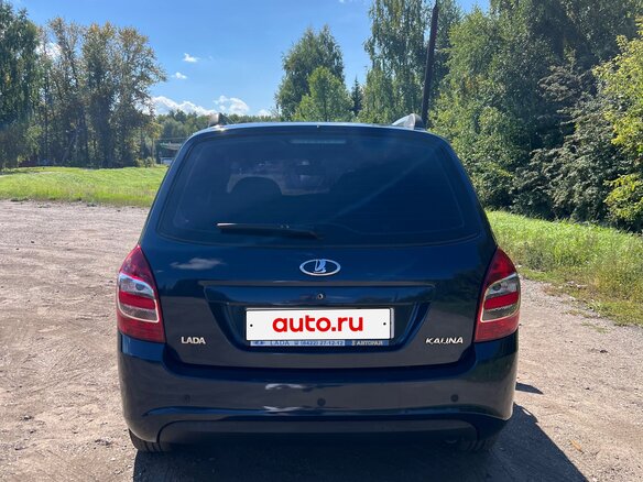2013 Lada (ВАЗ) Kalina II, синий, 310000 рублей - вид 4