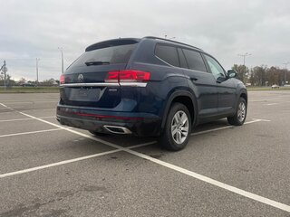2020 Volkswagen Atlas I Рестайлинг, синий, 2237350 рублей, вид 4
