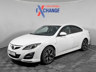 2012 Mazda 6 II (GH) Рестайлинг, белый, 790000 рублей, вид 1