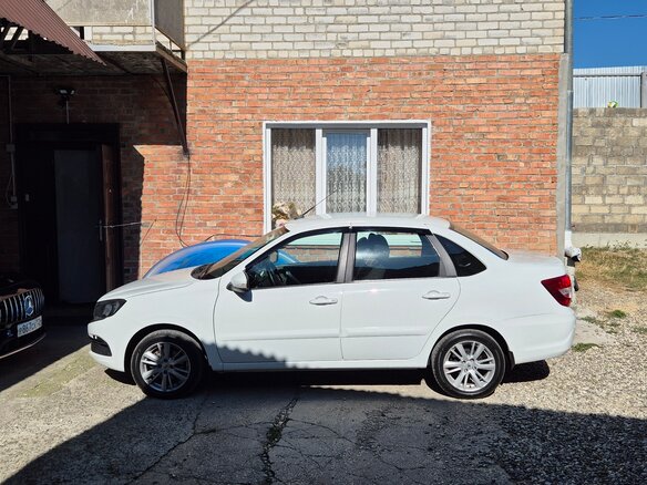 2021 Lada (ВАЗ) Granta I Рестайлинг, белый, 1200000 рублей - вид 7