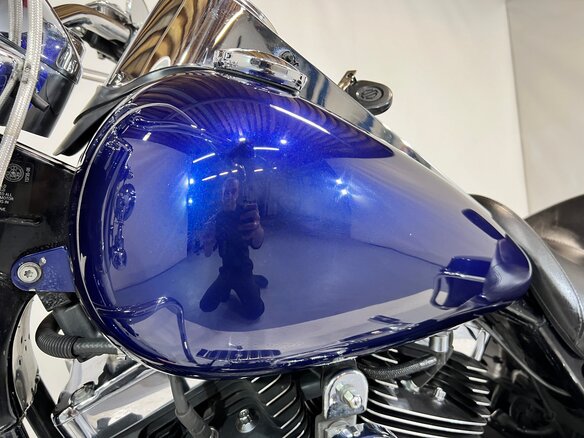 2007 Harley-Davidson Road King, синий, 510000 рублей - вид 16