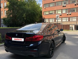2019 BMW 5 серии 530i xDrive VII (G30/G31/G38), чёрный, 3800000 рублей, вид 5