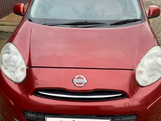2013 Nissan March IV (K13), красный, 610000 рублей, вид 2