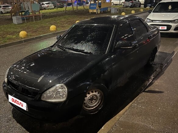 2011 Lada (ВАЗ) Priora I, чёрный, 200000 рублей