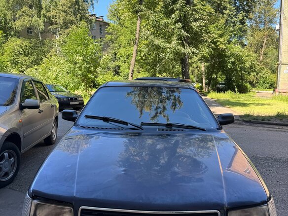 1991 Audi 100 IV (C4), синий - вид 1