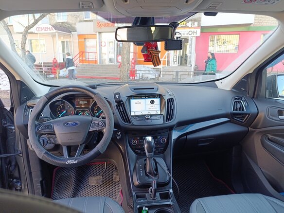 2017 Ford Kuga II Рестайлинг, серый, 1575000 рублей - вид 12
