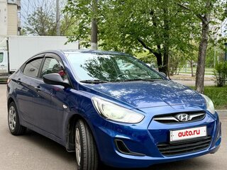2011 Hyundai Solaris I, синий, 750000 рублей, вид 1