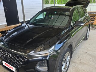 2019 Hyundai Santa Fe IV, чёрный, 2850000 рублей, вид 1