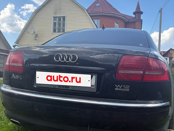 2007 Audi A8 II (D3) Рестайлинг, чёрный, 850000 рублей - вид 1