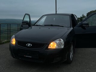 2013 Lada (ВАЗ) Priora I Рестайлинг, чёрный, 425000 рублей, вид 1