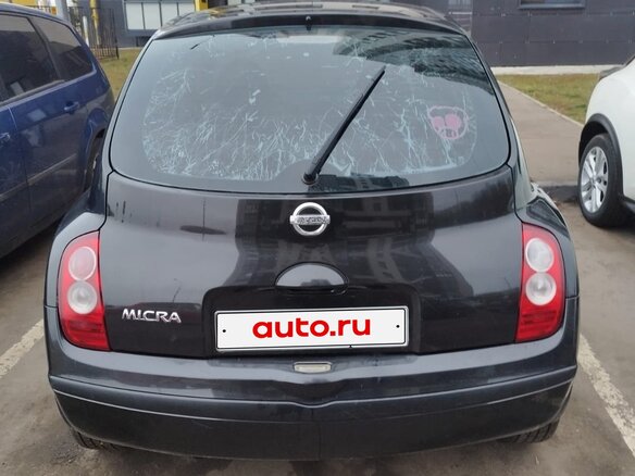 2005 Nissan Micra III (K12), чёрный, 250000 рублей - вид 2
