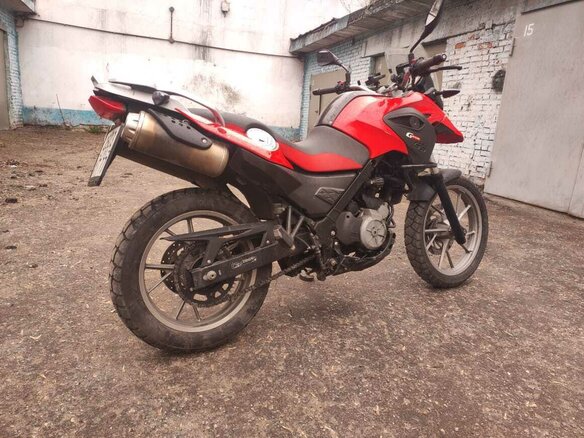 2011 BMW G 650 GS, красный, 380000 рублей
