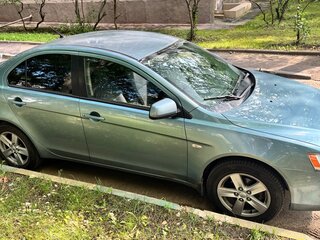 2008 Mitsubishi Lancer X, зелёный, 750000 рублей, вид 2