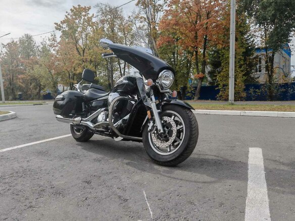 2014 Yamaha XVS1300, чёрный, 1050000 рублей - вид 15