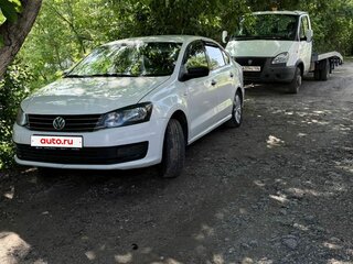 2017 Volkswagen Polo V Рестайлинг, белый, 480000 рублей, вид 1