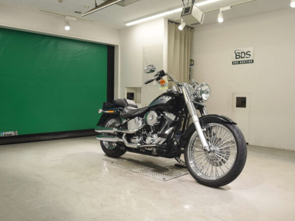 2009 Harley-Davidson Fat Boy, чёрный - вид 1