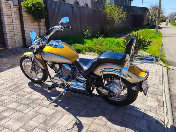 1999 Yamaha XVS1100, золотистый, 620000 рублей - вид 5