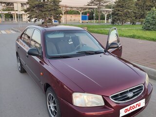 2008 Hyundai Accent ТагАЗ II, красный, 490000 рублей, вид 3