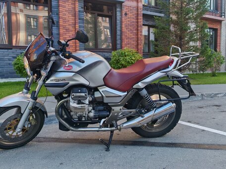 2003 Moto Guzzi Breva 750, серебристый, 350000 рублей, вид 3