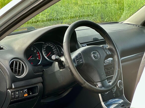 2006 Mazda 6 I (GG) Рестайлинг, серебристый, 390000 рублей - вид 3