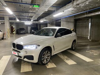 2017 BMW X6 40d II (F16), белый, 3800000 рублей, вид 1
