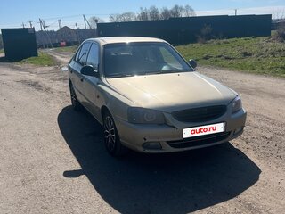 2006 Hyundai Accent ТагАЗ II, бежевый, 205000 рублей, вид 2