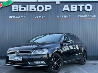 2012 Volkswagen Passat B7, чёрный, 1390000 рублей, вид 1
