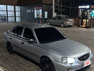 2007 Hyundai Accent ТагАЗ II, серебристый, 540000 рублей, вид 1