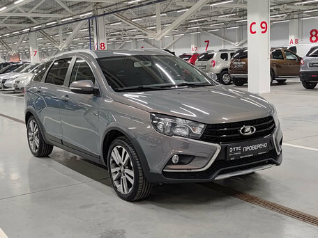 2021 Lada (ВАЗ) Vesta SW Cross I, серый, 1249000 рублей, вид 3