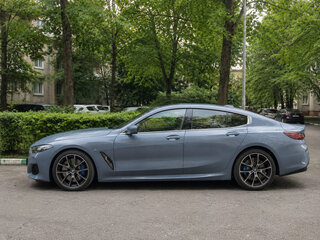 2019 BMW 8 серии Gran Coupe M850i xDrive II (G14/G15/G16), синий, 7300000 рублей, вид 4