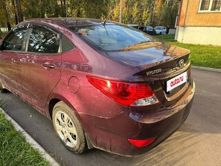 2014 Hyundai Solaris I, фиолетовый, 795000 рублей, вид 4