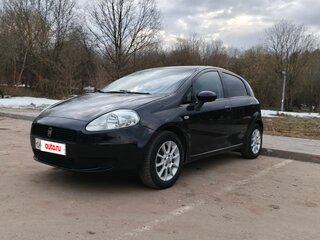 2008 Fiat Punto III Grande Punto, чёрный, 345000 рублей, вид 3