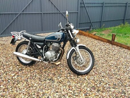 2002 Honda CB 400SS, синий, 240000 рублей, вид 2