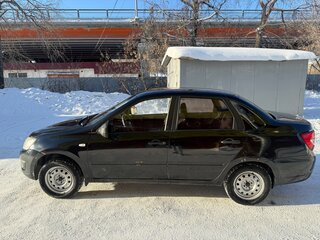 2013 Lada (ВАЗ) Granta I, чёрный, 300000 рублей, вид 2
