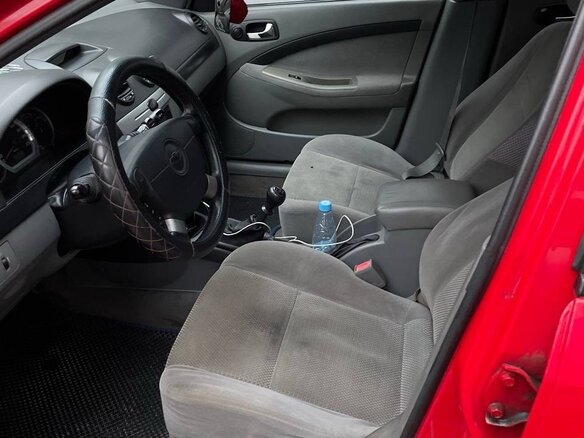 2008 Chevrolet Lacetti I, красный, 280000 рублей - вид 4