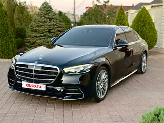 2021 Mercedes-Benz S-Класс 500 Long 4MATIC VII (W223), чёрный, 8350000 рублей, вид 2