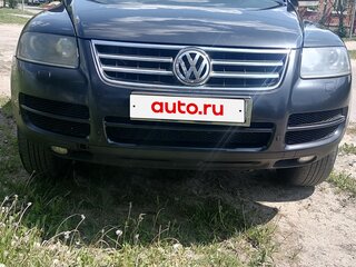 2006 Volkswagen Touareg I, чёрный, 840000 рублей, вид 2