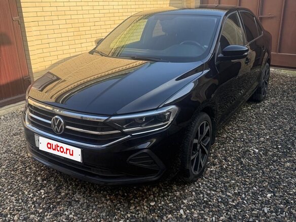 2022 Volkswagen Polo VI, чёрный