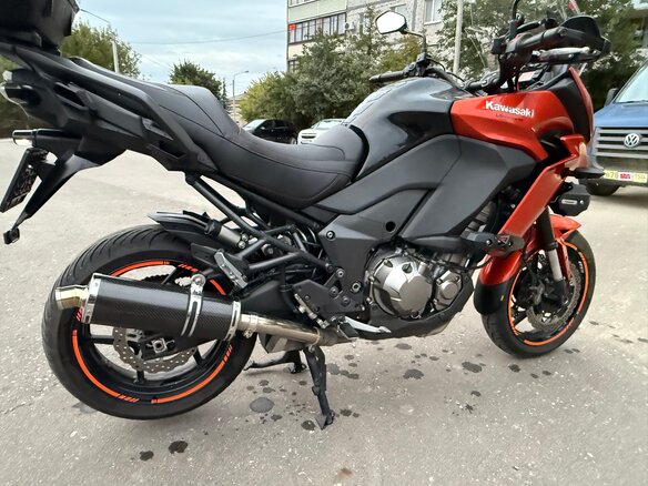 2014 Kawasaki Versys 1000, оранжевый, 700000 рублей - вид 10