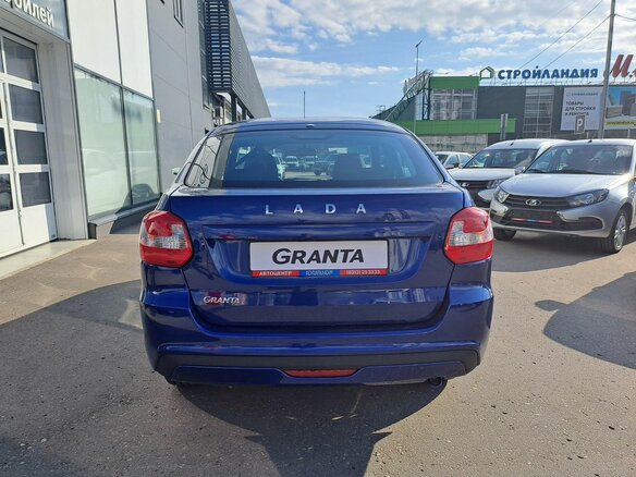 2026 Lada (ВАЗ) Granta I Рестайлинг, синий - вид 4