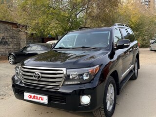 2012 Toyota Land Cruiser 200 Series Рестайлинг 1, чёрный, 4095000 рублей, вид 4