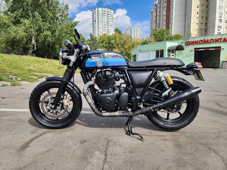 2023 Royal Enfield Continental GT, синий, 509000 рублей, вид 2