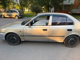 2003 Hyundai Accent ТагАЗ II, бежевый, 250000 рублей, вид 5