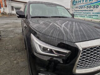 2018 Infiniti QX80 I Рестайлинг 2, чёрный, 5000000 рублей, вид 5