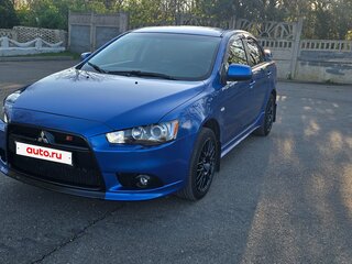 2008 Mitsubishi Lancer X, синий, 950000 рублей, вид 1