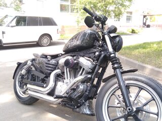 2011 Harley-Davidson Sportster 883, коричневый, 580000 рублей, вид 4